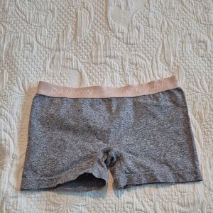 Danskin girls Small gray boy short dance shorts no tags add on to a bundle